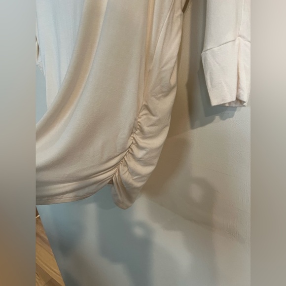 Zenana Ruching It Up Top Cream S - Picture 4 of 8